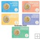 FRANCIA 2022 Juegos Olmpicos Paris - 5 Coincards