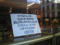Cartel del expositor exterior